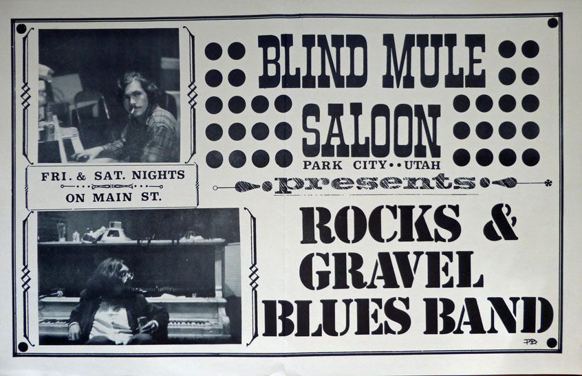 Rocks and Gravel Blind Mule Poster